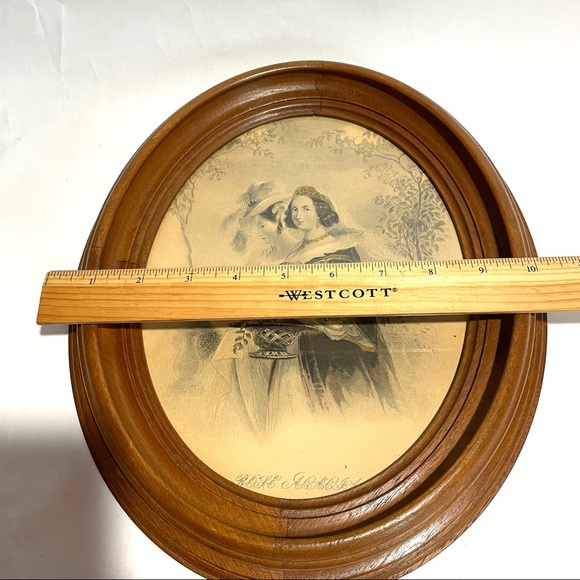 Vintage Wood Frame Victorian print - Picture 6 of 8